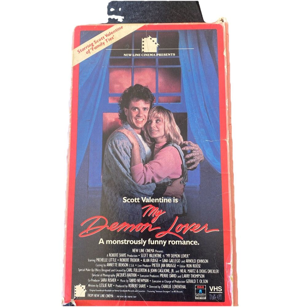 My Demon Lover VHS Tape Scott Valentine 1987 Horror Romance Monster Comedy 80s